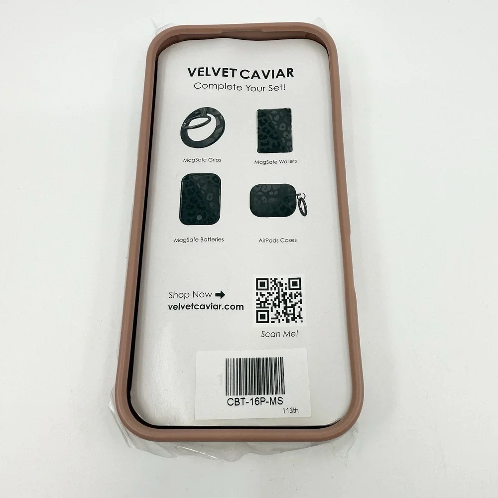 VELVET CAVIAR Magsafe Case for Apple iPhone 16 Pro Cowboy Teddy NEW Neutrals